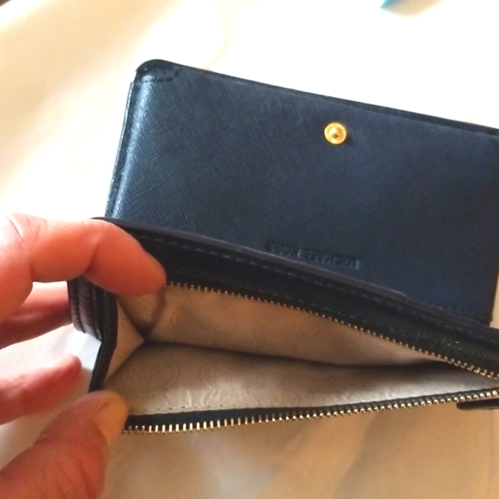Michael Kors Navy Rectangular Wallet - Picture 7 of 7